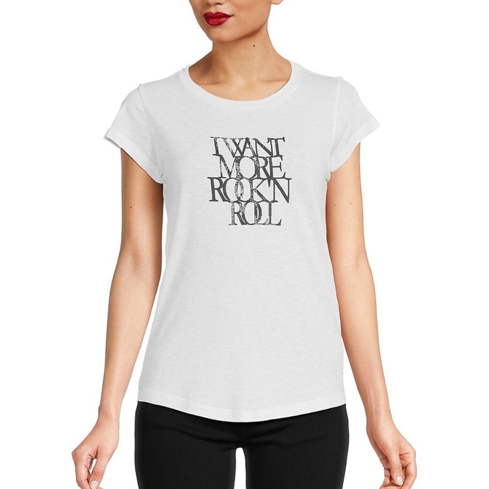 Zadig & Voltaire “I Want More Rock N Roll” Tee Shirt.
